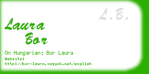 laura bor business card